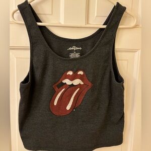 Rolling Stones Women’s Cutoff Top Size XL